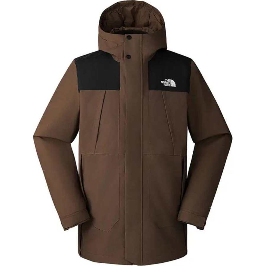 THE NORTH FACE Urban Exploration Waterproof And Windproof To Keep Warm Windbreaker Jacket Men's Brown