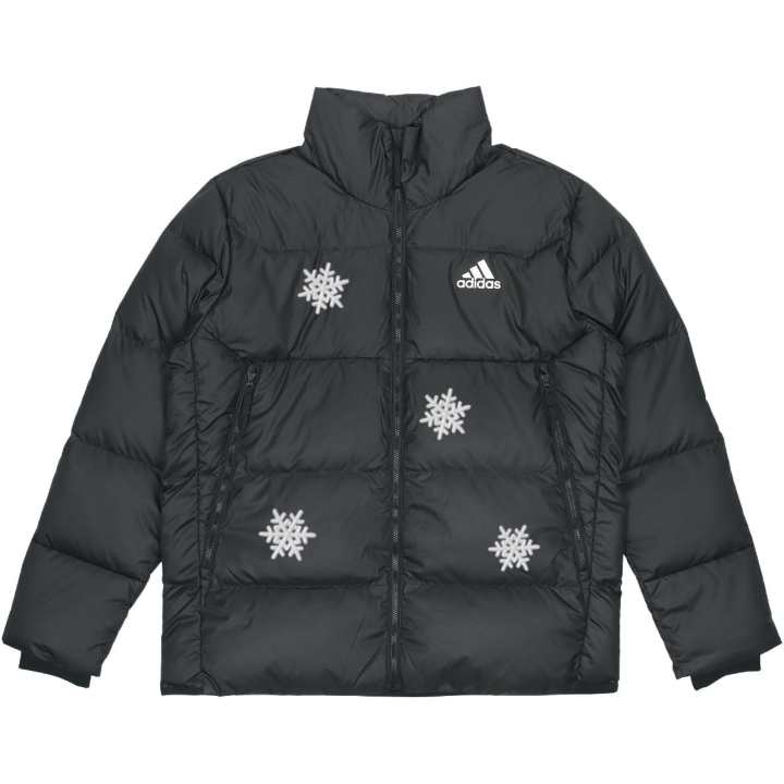 Adidas Adidas Down Jackets Men's Black Stand Collar Moderate Puffer Jacket