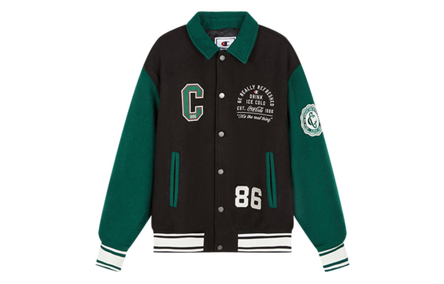 Champion x Coca Cola Clothing Baseball Jacket US Version Unisex Clothing