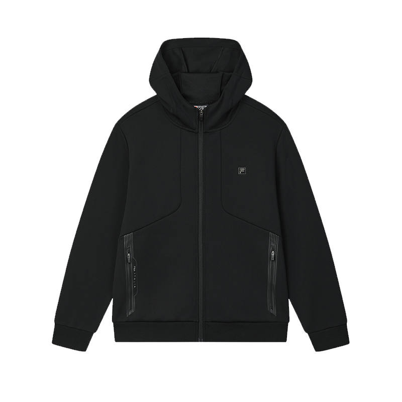 FILA Jackets Men's Jet Black Hooded Moderate Other