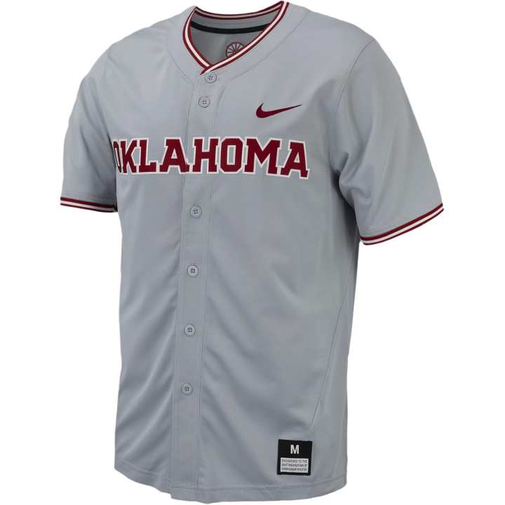 Nike Nike Oklahoma Men's Nike College Replica Baseball Jersey