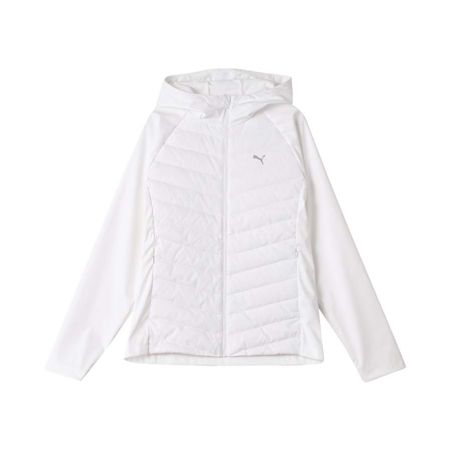 PUMA PUMA Down Jackets Men's White 02 Hooded Lightweight Down Jacket
