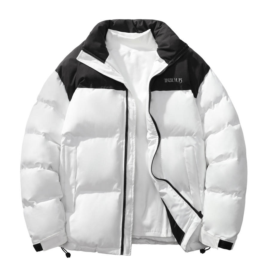 Tre Club Puffer Jackets Unisex Stand Collar Thickened