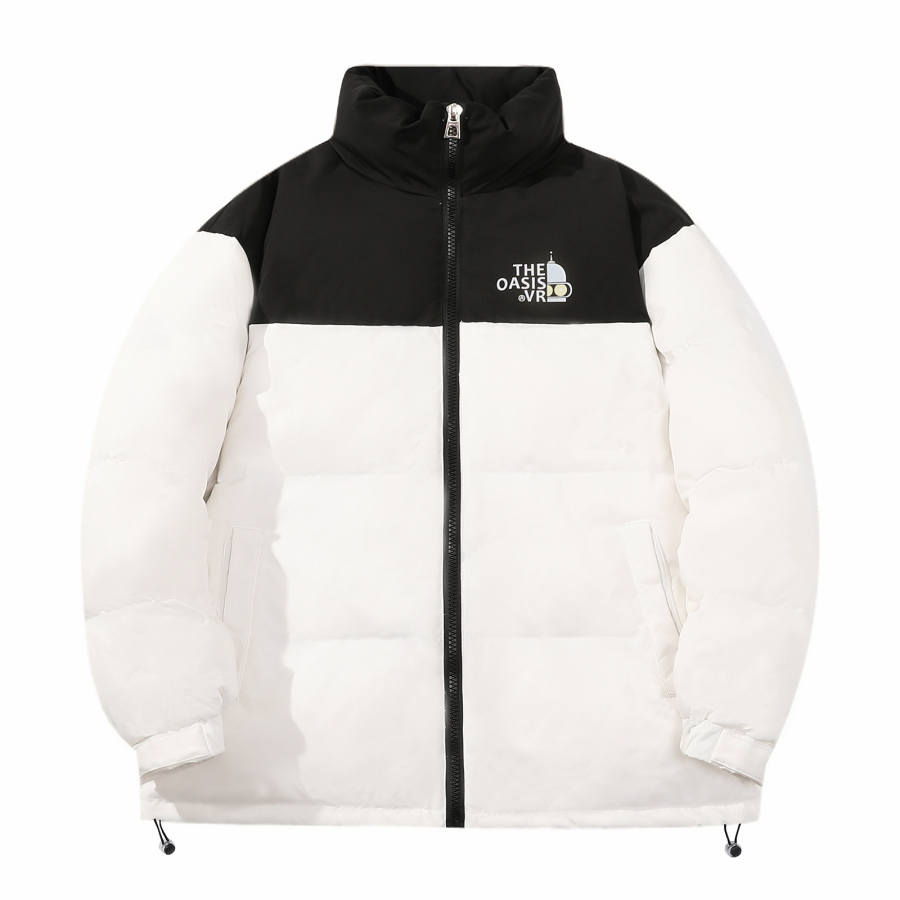 OASISVR Down Jackets Men's Stand Collar Moderate Puffer Jacket