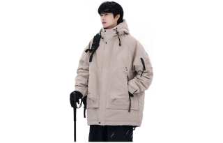 MONTVOO Down Jackets Unisex Hooded Thickened Other