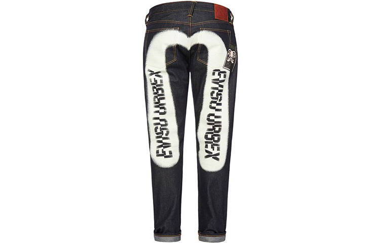 EVISU EVISU Slim Fit Pants Jeans Men's Denim Blue