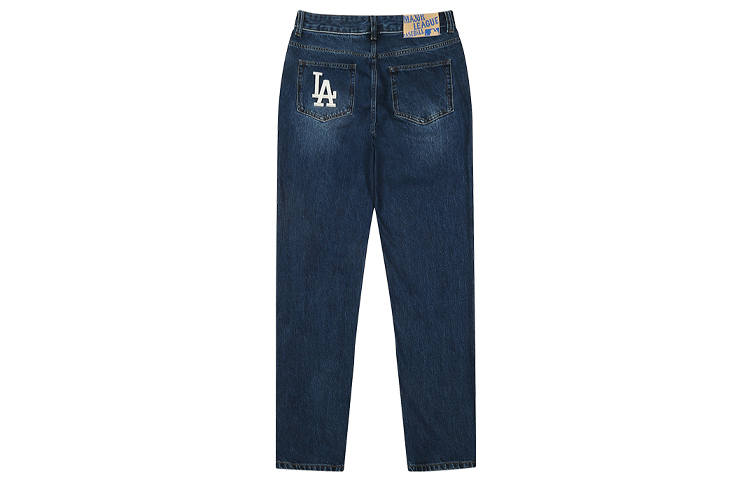 MLB MLB Jeans Men's Blue Moderate Straight Fit Pants