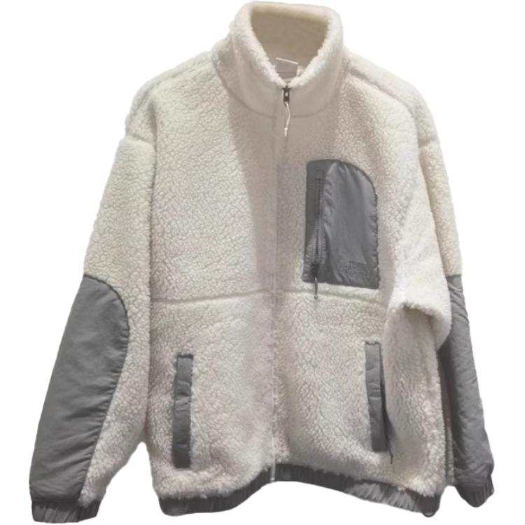 THE NORTH FACE FW24 Velvet feel Coat Unisex Ecru