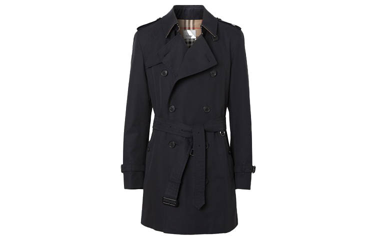 Burberry Trench Coat Men's Midnight Marine Blue