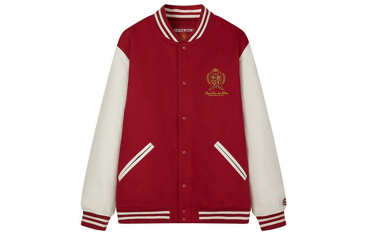 Teenie Weenie Men Puffer Jackets Unisex Stand Collar Moderate Baseball Puffer Jacket