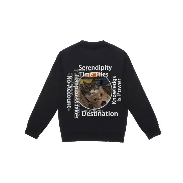 Adidas Adidas Sweatshirts Men's Black Crew Neck Moderate Regular