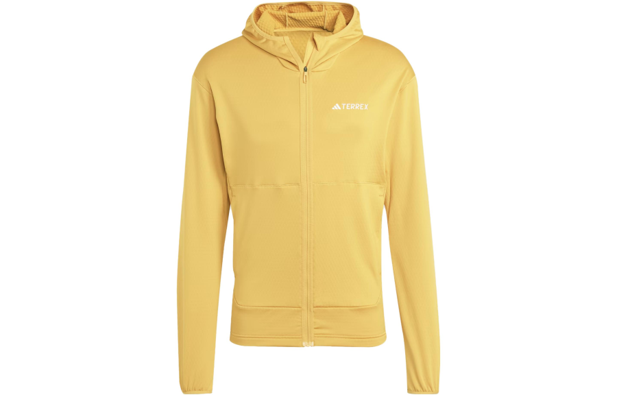 Adidas Adidas Terrex Xperior Light Fleece Hooded Jacket Jackets & Coats Japan Version Men's Yellow