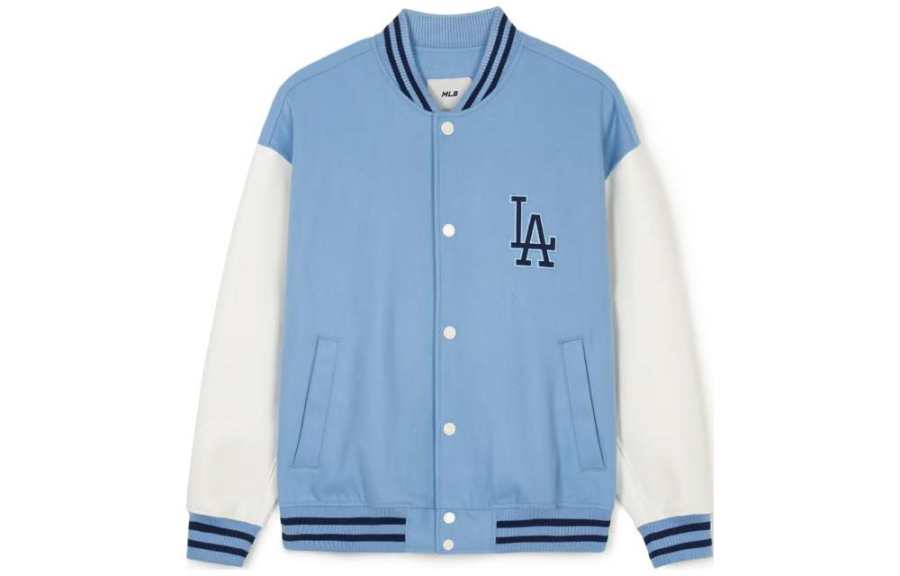 MLB MLB SS24 Baseball Jacket Unisex Light Blue