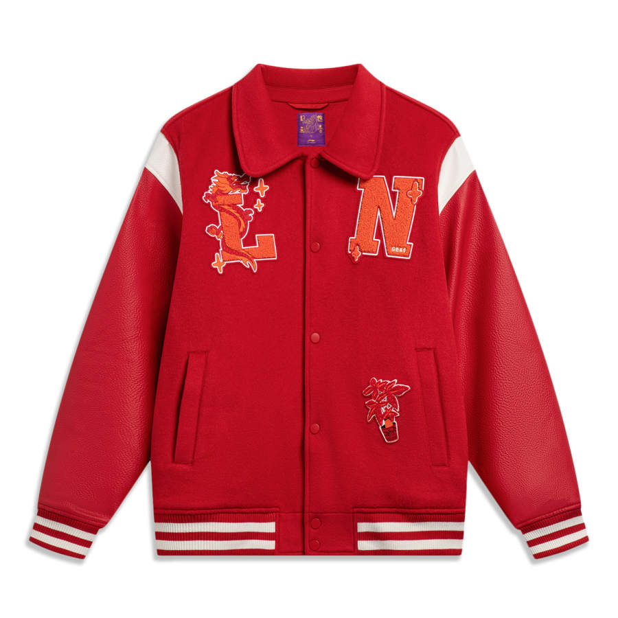 Li-Ning Li Ning Rijin Doujin Collection Jacket Men's Samba Red