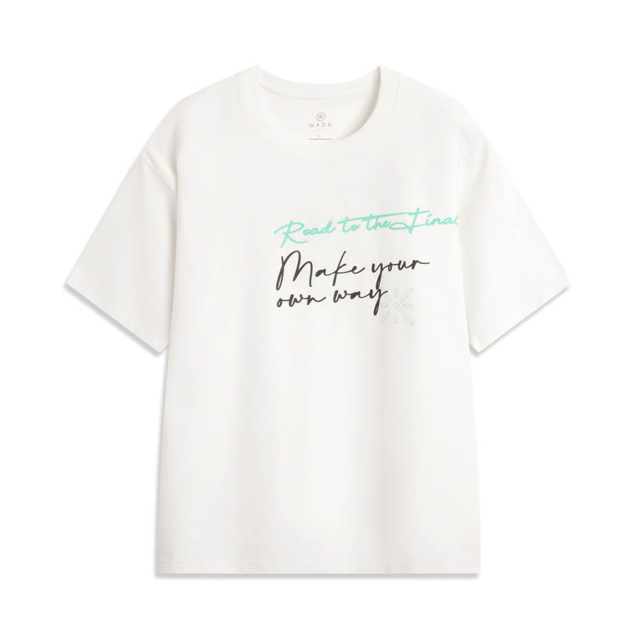 Li-Ning Li Ning Basketball Collection T Shirt Men's Champagne White