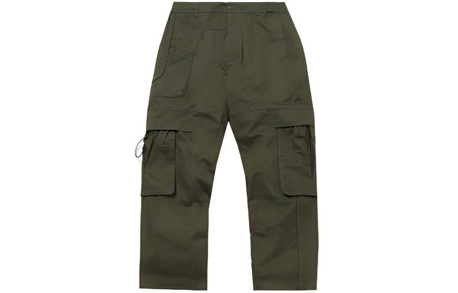 Li-Ning Li Ning Cargo Pants Men's Dark Olive Green Moderate