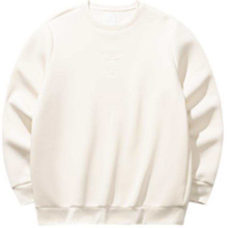 ANTA Anta Variety Training Collection Sweatshirt Men's Euryale Stone White