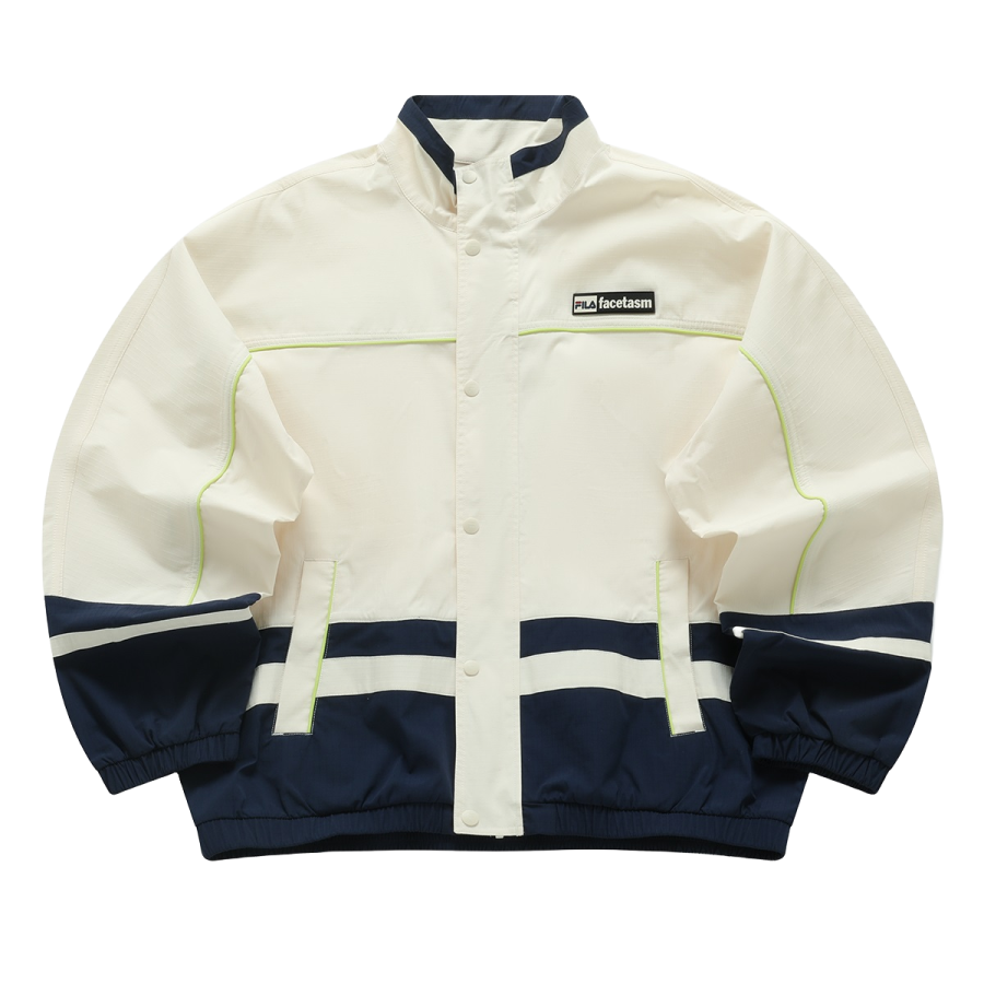 FILA FUSION Baseball Jacket Men's Maltose White