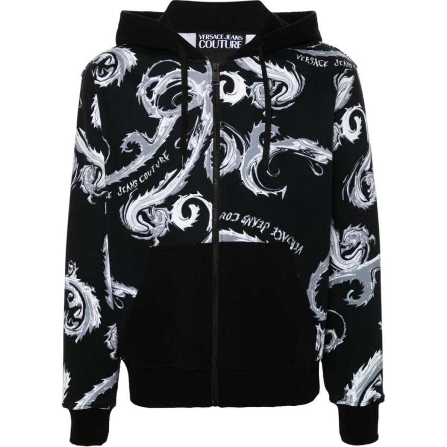 VERSACE JEANS COUTURE Barocco Printed Jersey Hoodie