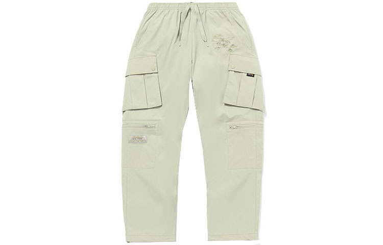 Li-Ning Li Ning x GUGONG·BAOYUNLOU Sports Fashion Collection Cargo Pants Unisex Ma Gray Green