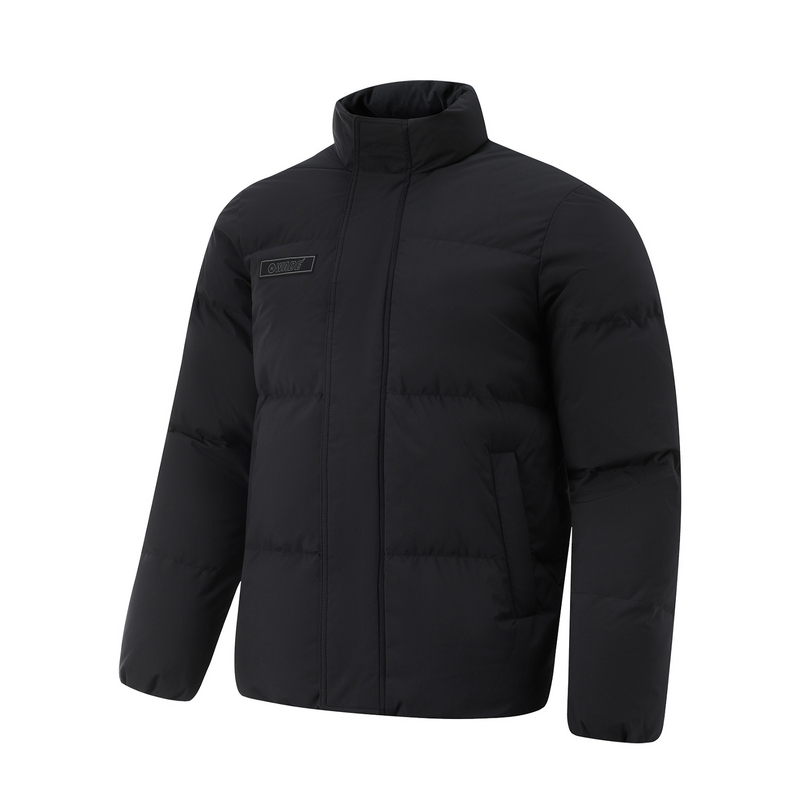 Li-Ning Li Ning Down Jackets Men's Black Stand Collar Moderate Down Jacket
