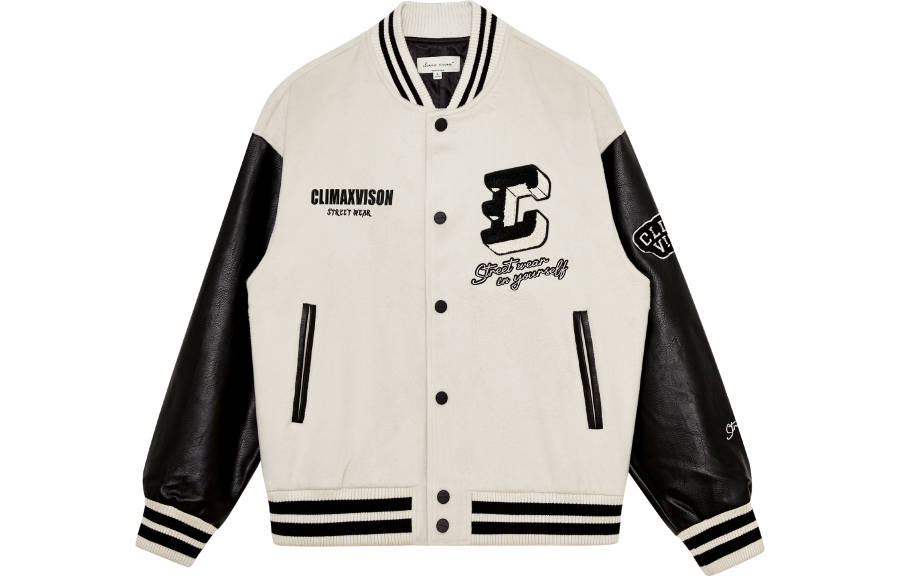 CLIMAX VISION Baseball Jerseys Unisex Baseball Collar Moderate Straight Fit