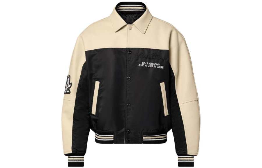 LOUIS VUITTON LOUIS VUITTON Pre Owned 2010s Logo patch Varsity Jacket