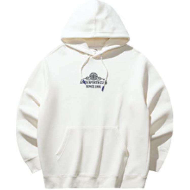 Anta Life Collection Sweatshirt Men's Warm Jade White