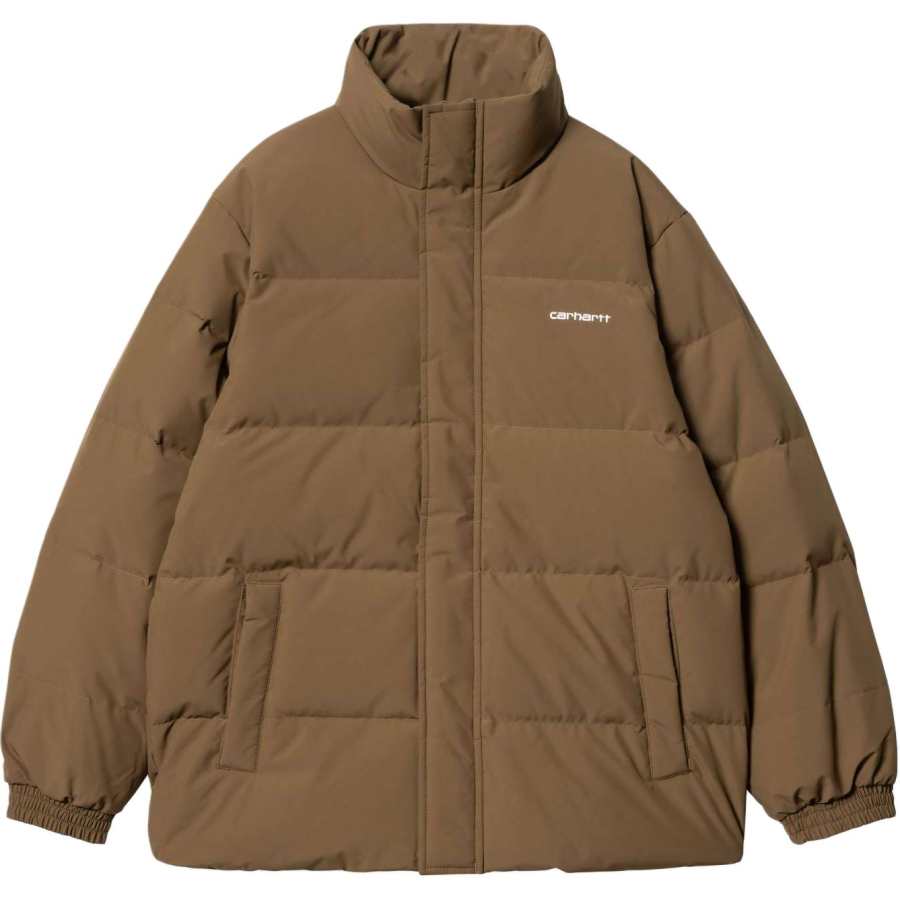 Carhartt WIP Logo Embroidered High Neck Padded Jacket