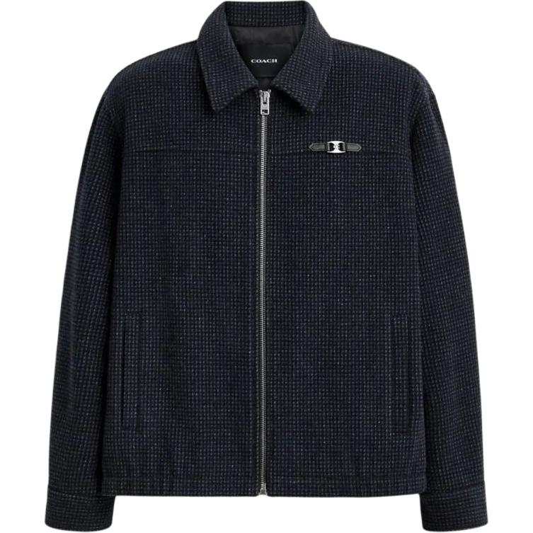 COACH COACH Jackets & Coats Men's Colorful Marine Blue