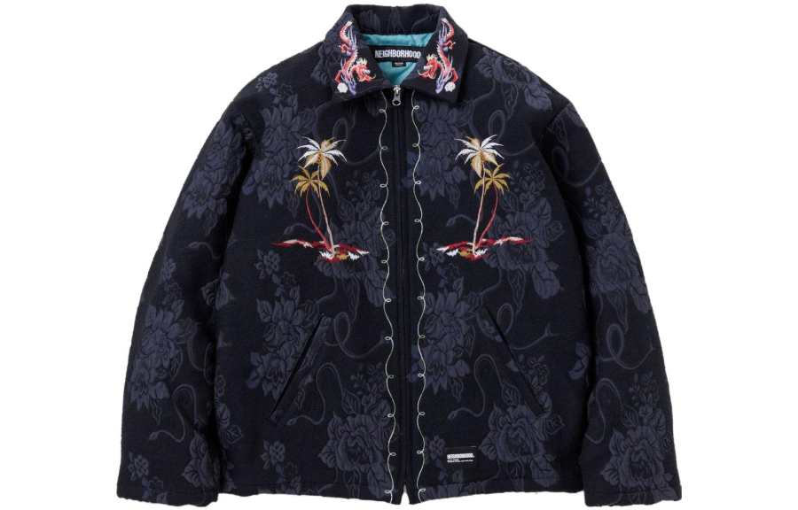 Neighborhood Souvenir jacquard shirt jacket