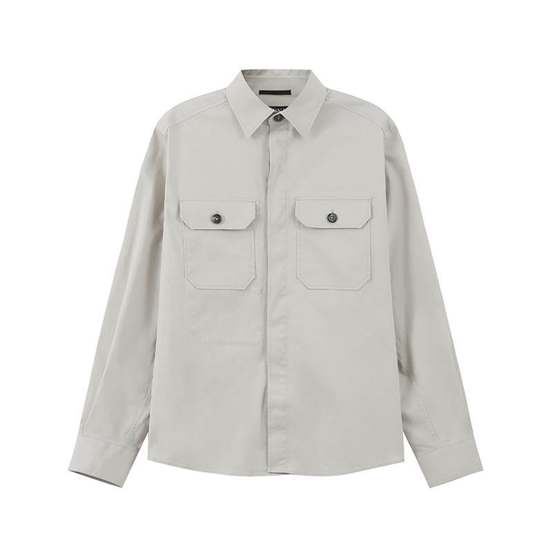 Ermenegildo Zegna Zegna Long Sleeved Poplin Shirt