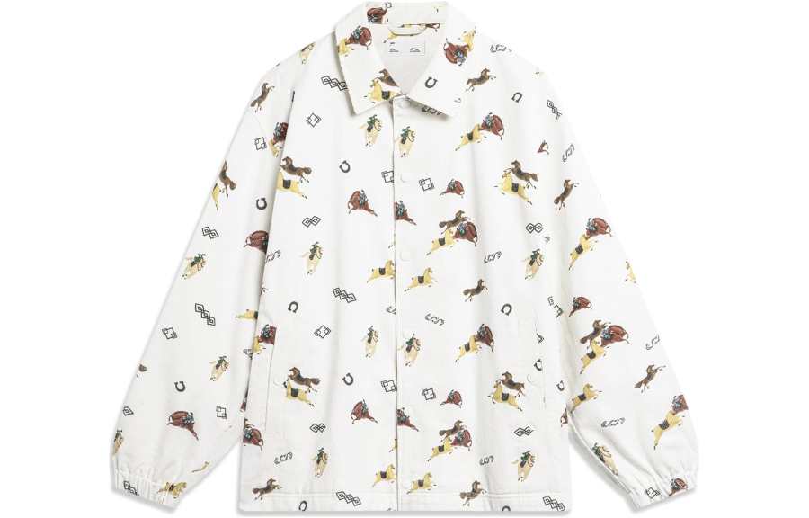 Li-Ning Li Ning Sports Life Collection Jackets & Coats Men's Standard White
