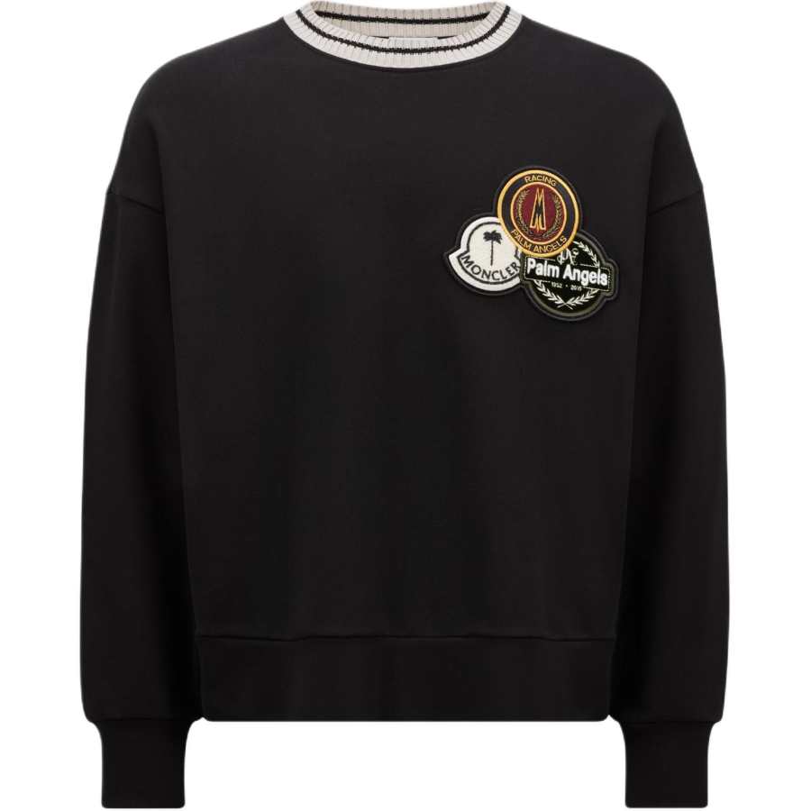 MONCLER GENIUS Moncler X Palm Angels Logo Patch Crewneck Sweatshirt