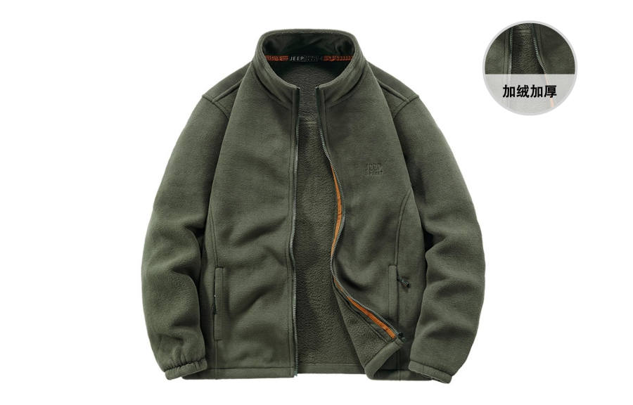 JEEP SPIRIT Jackets Men's Stand Collar Moderate Other