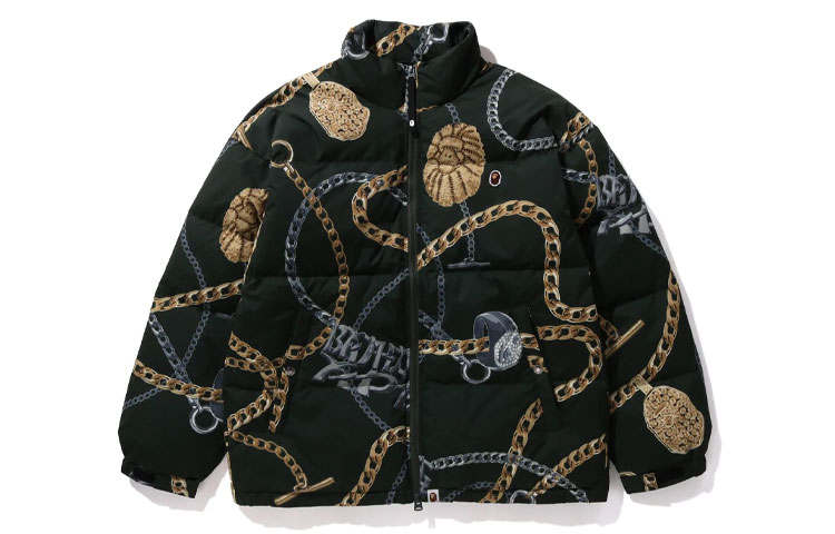 A BATHING APE Bape Jewels Down Jacket