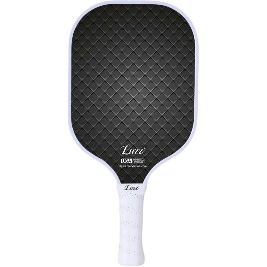 LUZZ PICKLE Dark Darkness Pickleball Paddles Carbon Fiber Unisex Charcoal Black