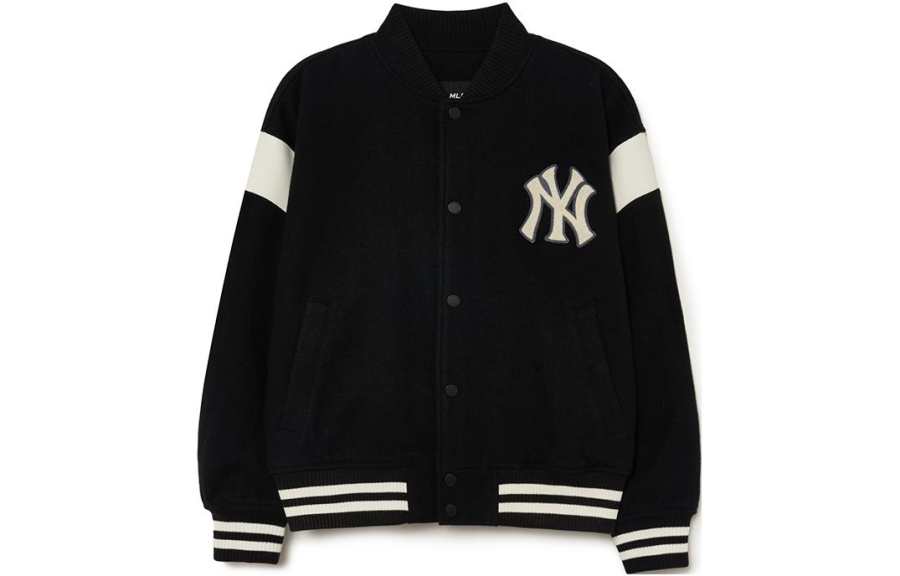 MLB MLB College Style Series Baseball Jacket Unisex Black