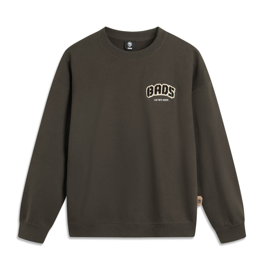 Li-Ning Li Ning Badfive Sweatshirt Men's Slate Umber
