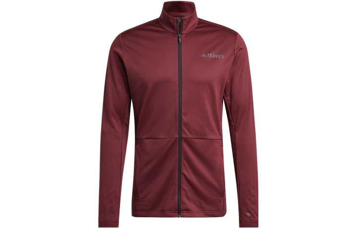 Adidas Adidas Terrex Multi Full Zip Fleece Jacket Jackets & Coats Men's Contour Red