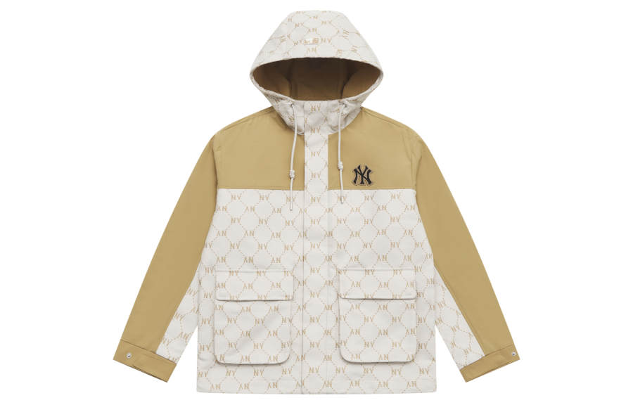 MLB MLB Monogram New York Yankees SS25 Jacket Unisex White/Khaki