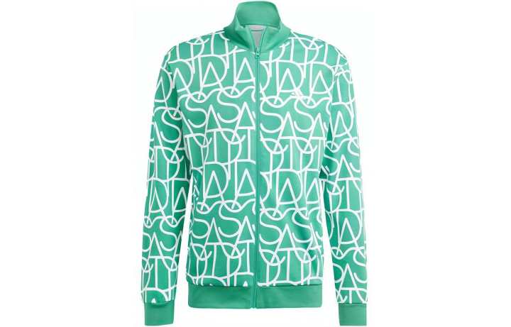 Adidas Adidas Script Track Top Jackets & Coats Men's Green