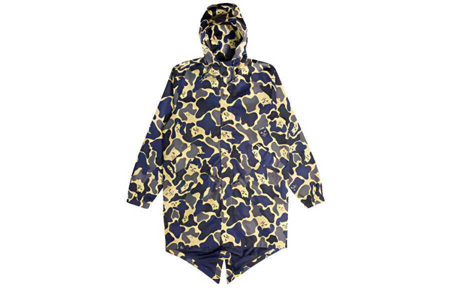 RIPNDIP Trench Coats Unisex Hooded Moderate