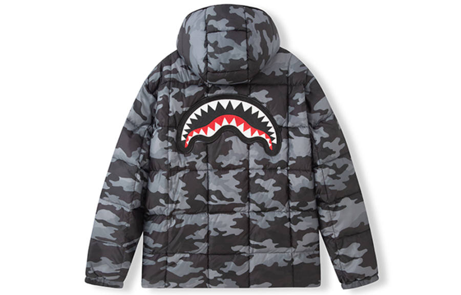 SPRAYGROUND Winter Style SG Shark Down Jacket Puffer Jacket Coat Unisex Black
