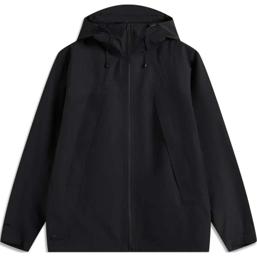 Li-Ning Li Ning Sports Life Collection High Altitude Hiking And Climbing Breathable Thermal Windbreaker Jacket Men's Black