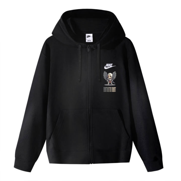 Nike Nike Jackets Unisex Black Hooded Moderate Other