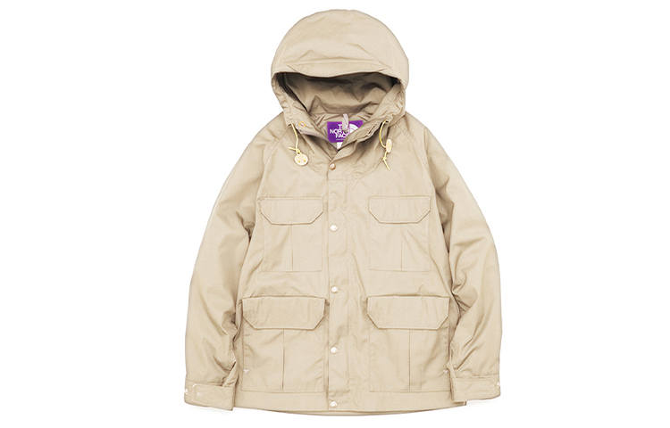 THE NORTH FACE PURPLE LABEL Parka Coats Unisex Beige Hooded Moderate