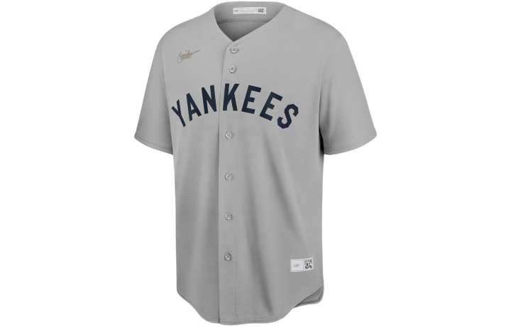 Nike Nike MLB Collaboration New York Yankees Baseball Jacket New York Yankees Men's Elegant Gray