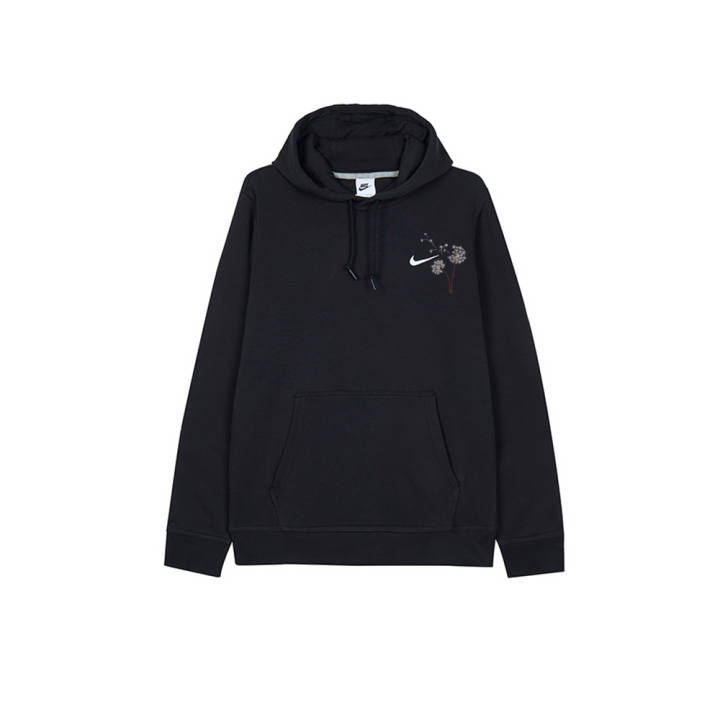 Nike Nike Sweatshirts Men's Black Hooded Thickened Regular