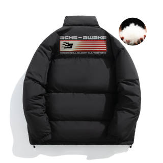 ACHS AWAKE Down Jackets Unisex Stand Collar Moderate Puffer Jacket